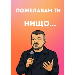 CRAZY STORE КАРТИЧКА ПОЖЕЛАВАМ ТИ НИЩО...