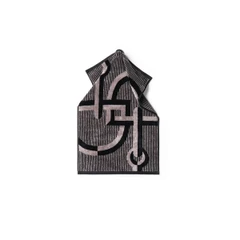 LA REINA КЪРПА ЗА БАНЯ CAVALIER ЧЕРНА 40X60 СМ