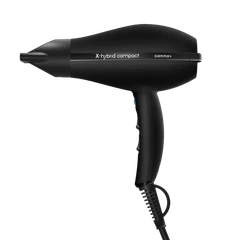 Gamma+ X-Hybrid, черен мат - професионален сешоар за коса