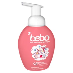 Детски душ гел на пяна за момиче bebo 300 мл.