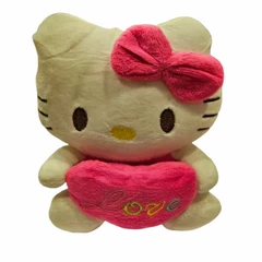 Играчка Хелоу Кити, Плюшена, Розово сърце, 20 см