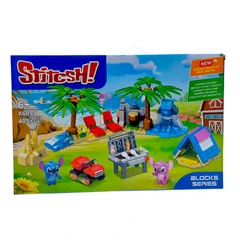 Конструктор Стич, 405 части, пластмасов