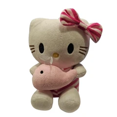 Играчка Хелоу Кити, Розова рибка, Плюшена, 21 см