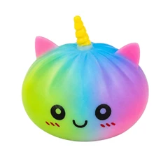 Играчка Squishy Dumplings, Еднорог, Антистрес, 10 см