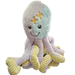 Играчка Октопод, Плюшена, Розов, 16х44 см