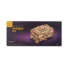 3D Пъзел Ugears Антикварна Кутия - Дърво