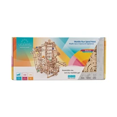 3D Пъзел Ugears Писта Спирален подемник за мраморни топче&nbsp;