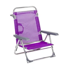 Алуминиев сгъваем плажен стол ALCO , Лилав