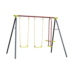 Детска комбинирана люлка с метална конструкция ALCO, Скутер и Две седалки