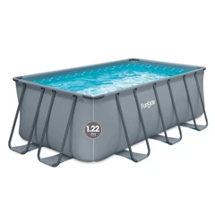 Сглобяем басейн FunSicle Oasis Pool 4.00 x 2.00 м / h 1.22 м , с метална рамка и филтрираща система