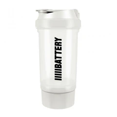 Battery Nutrition Shaker Plus White - Шейкър, Разфасовка 550ml