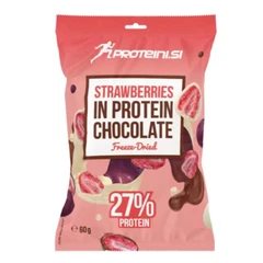 Proteini.SI Strawberries in Protein Chocolate - Ягоди В Протеинов Шоколад, Разфасовка 60g