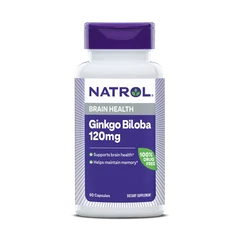 Natrol Ginkgo Biloba 120mg, Разфасовка 60 caps
