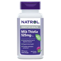 Natrol Milk Thistle Advantage 525mg - Антиоксидант, Разфасовка 60 caps