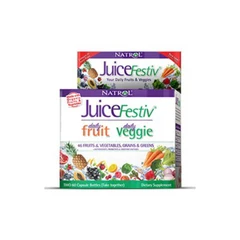 Natrol JuiceFestiv - Антиоксидант, Разфасовка 2 x 60 caps