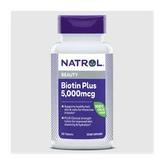 Natrol Biotin Plus Lutein, Разфасовка 60 tabs