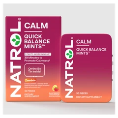 Natrol Quick Balance Mints Calm  - Формула За Успокоение, Разфасовка 30 Beads