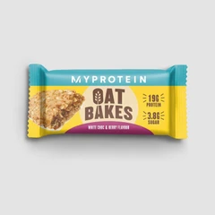 Myprotein Oat Bakes - Протеинов бар с овесени ядки, Вкус Бял Шоколад с Боровинка, Разфасовка 75g