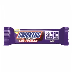 Mars Snickers Hi Protein Bar Low Sugar - Dark Chocolate - Протеинов Бар, Вкус Черен шоколад, Разфасовка 57g