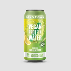 Myprotein Vegan Protein Water Carbonated - Веган Протеинова Вода, Вкус Лимон и Лайм, Разфасовка 330ml