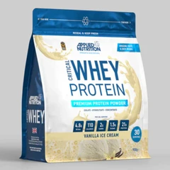 Applied Nutrition Critical Whey - Суроватъчен Протеин, Вкус Ванилов сладолед, Разфасовка 900g