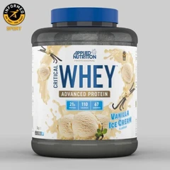 Applied Nutrition Critical Whey - Суроватъчен Протеин, Вкус Ванилов сладолед, Разфасовка 2kg