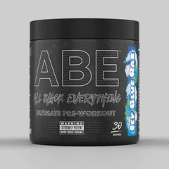 Applied Nutrition ABE - Ultimate Pre-Workout - Азотен Бустер, Вкус Синя малина, Разфасовка 0.375kg