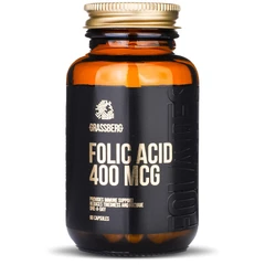 Grassberg Folic Acid 400mcg - Фолиева Киселина, Разфасовка 60 caps