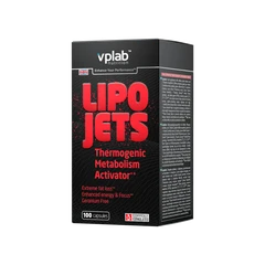 VPLab LipoJets Capsules - Фет Бърнър, Разфасовка 100 caps