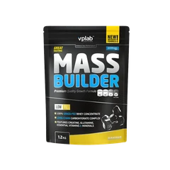 VPLab Mass Builder - Гейнър, Вкус Банан, Разфасовка 1.200kg