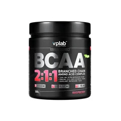 VPLab BCAA 2:1:1, Вкус Малина, Разфасовка 300g