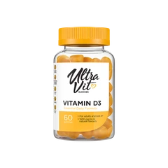 UltraVit Gummies Vitamin D - Витамин D, Вкус Праскова, Разфасовка 60 gummies
