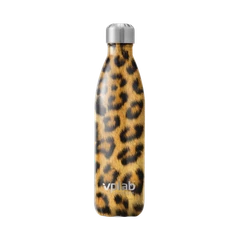 VPLab Metal Water Bottle - Leopard - Бутилка За Вода, Цвят Леопард, Разфасовка 500ml