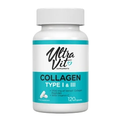 UltraVit Collagen Type I & III - Колаген, Разфасовка 120 caps