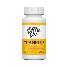 UltraVit Vitamin D3 2000 - Витамин D, Разфасовка 180 sgels