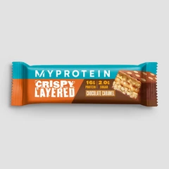 Myprotein Crispy Layered Bar - Протеинов Бар, Вкус Шоколад и карамел, Разфасовка 58g