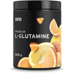 KFD Premium Glutamine - Глутамин, Вкус Портокал и лимон, Разфасовка 500g