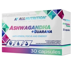 Allnutrition Ashwagandha + Guarana - Ашваганда + Гуарана, Разфасовка 30 caps