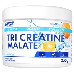 SFD Tri Creatine Malate Powder - Креатин, Вкус Портокал, Разфасовка 500g