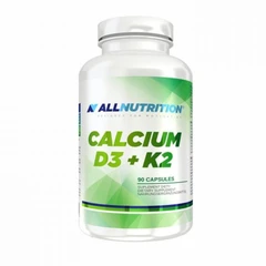 Allnutrition Calcium D3 + K2 - Калций, Витамамин Д и К, Разфасовка 90 caps