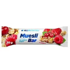 Allnutrition Muesli Bar - Мюсли Бар, Вкус Червена боровинка и малина, Разфасовка 30g