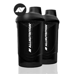 Allnutrition Shaker Wave - Шейкър, Цвят Черен, Разфасовка 600ml