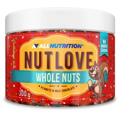 Allnutrition NutLove Whole Nuts - Peanuts - Диетични Ядки, Вкус Млечен шоколад, Разфасовка 300g
