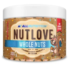 Allnutrition NutLove Whole Nuts - Almonds - Диетични Ядки, Вкус Бял шоколад и канела, Разфасовка 300g