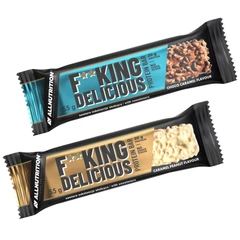 Allnutrition F**King Delicious Protein Bar - Протеинов Бар, Вкус Бисквитки с крем, Разфасовка 55g