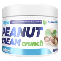 Allnutrition Peanut Cream - Фъстъчено Масло, Вкус Крънч, Разфасовка 500g