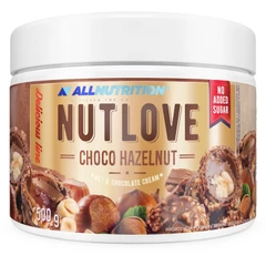 Allnutrition NutLove - Choco Hazelnut - Диетичен Крем За Мазане, Вкус Шоколад с лешник, Разфасовка 500g