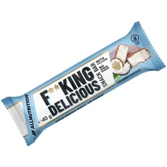 Allnutrition F**King Delicious Snack Bar - Протеинов Бар, Вкус Кокос, Разфасовка 40g