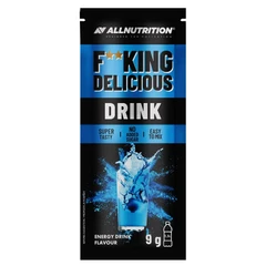Allnutrition F**King Delicious Drink - Нискокалорична Напитка, Вкус Енергийна напитка, Разфасовка 9g