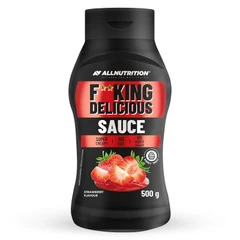 Allnutrition F**King Delicious Sauce - Диетичен Сироп, Вкус Ягода, Разфасовка 500g